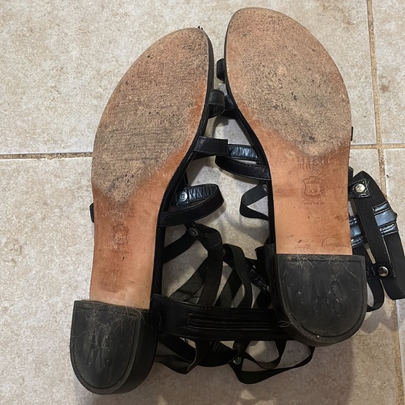 $595 Stuart Weitzman caesar gladiator shoes size 37 - Picture 8 of 9